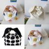 Ins Style Bento Bag With Rabbit Ears Japanese Lunch Box Tote For Picnics And Camps Floral Print