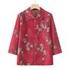 Elegant Spring/Summer Blouse for Elderly Women