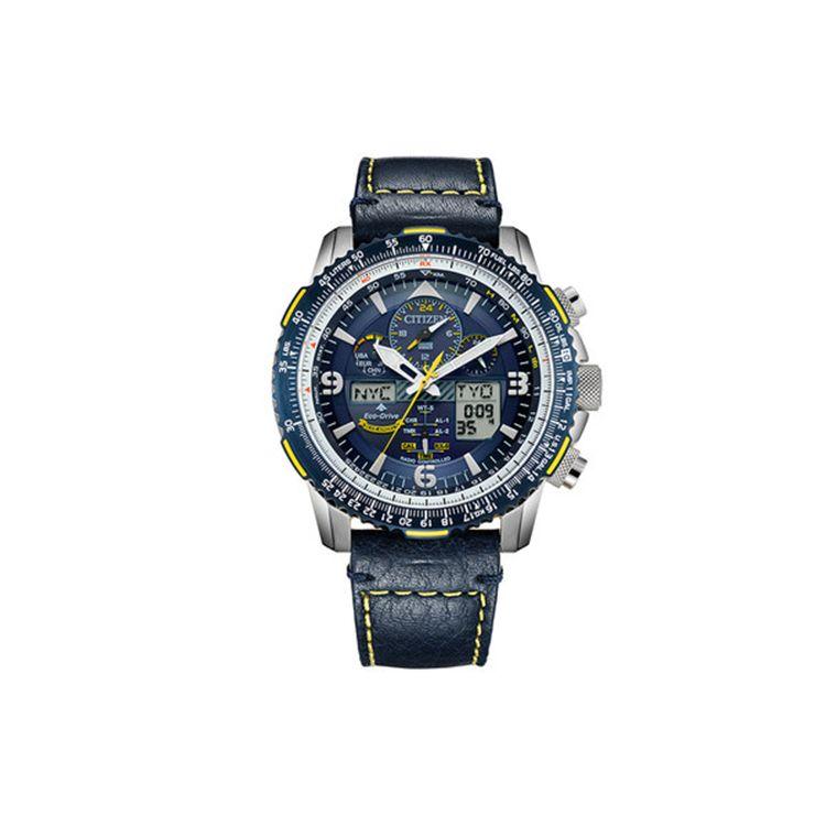 Citizen Men's Blue Eco-Drive Series Multi-Band Quartz Watch Watches Jy8078-01L
