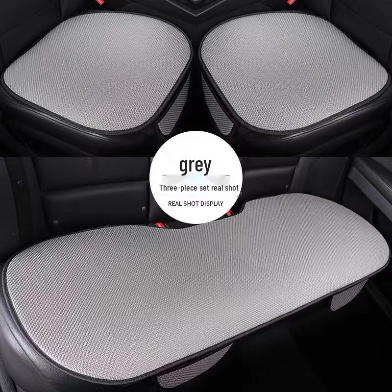 Ice Silk Car Seat Cushion Set for Five-Seat Vehicles - Universal, Luxurious, All-Season Comfort