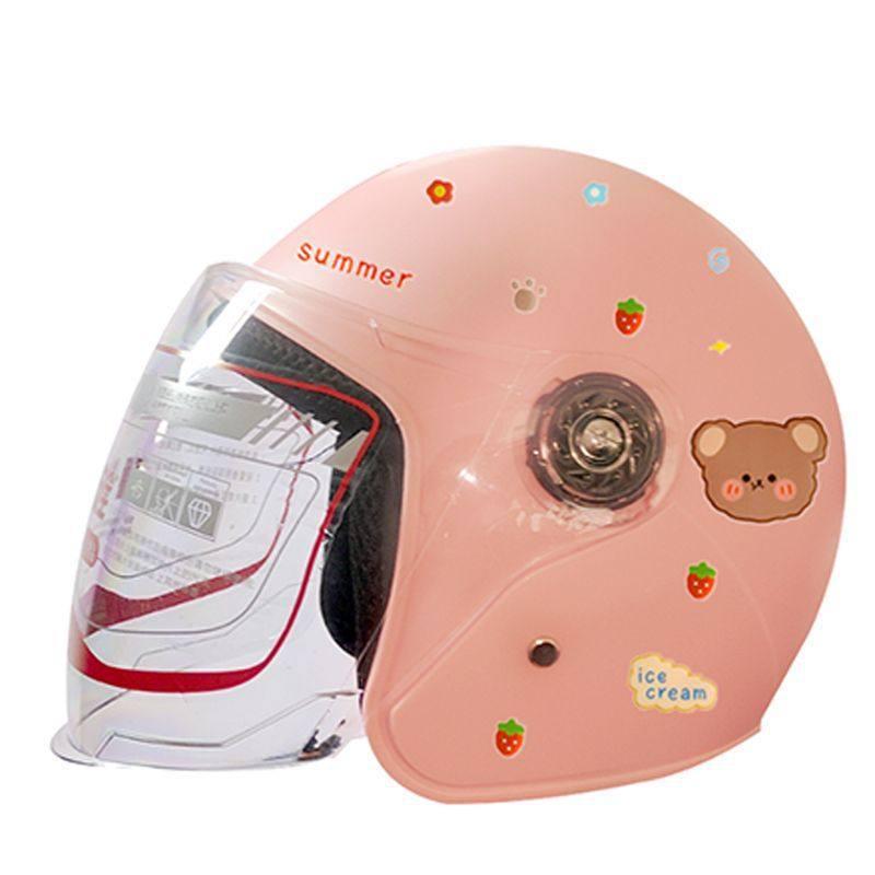 

Unisex Electric Bike Helmet: All-Season, Windproof, Sun-Protective, Drop-Resistant, Warm & Cute Half Helmet