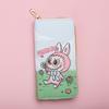 Labubu change bag long wallet cartoon cute fresh large capacity zipper card bag clutch bag