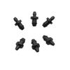 3mm 4mm Barbed Hose End Plug Water Seal Plastic Connector Pipe Fittings 50 Pcs Closure Tools
