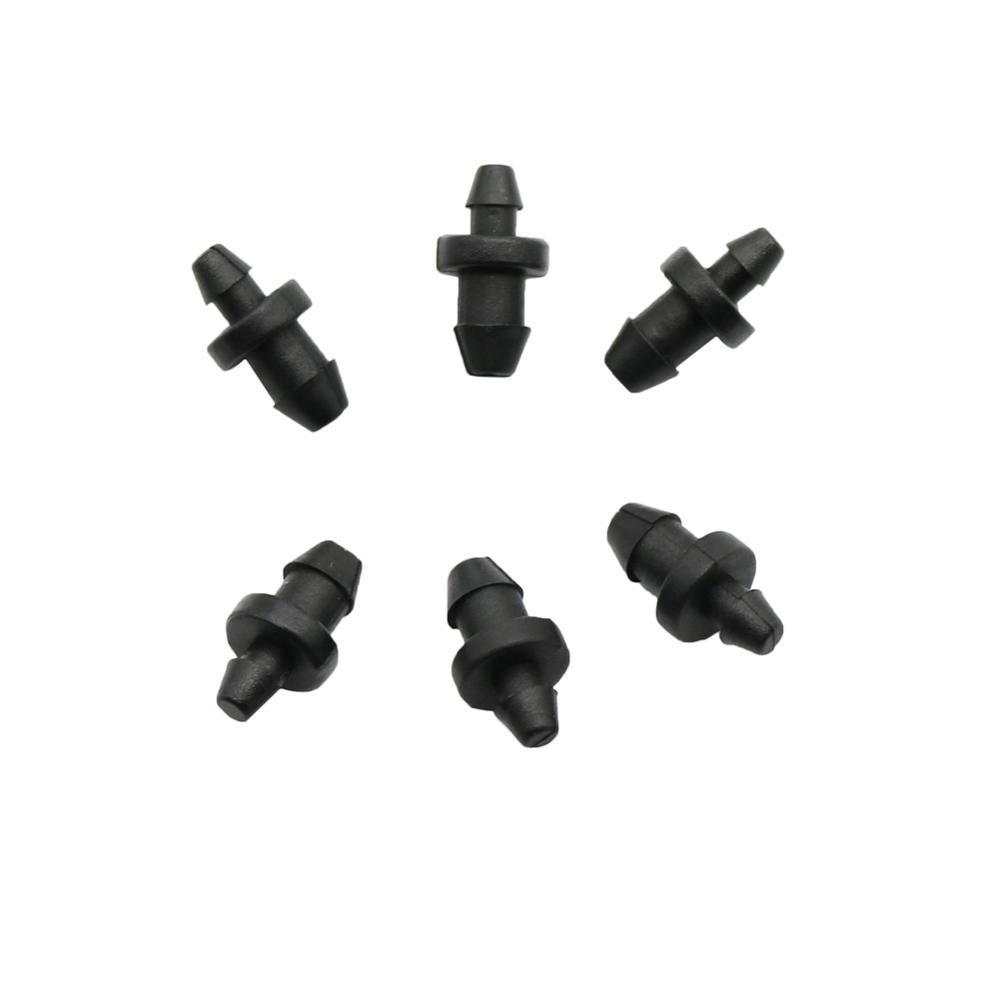 3mm 4mm Barbed Hose End Plug Water Seal Plastic Connector Pipe Fittings 50 Pcs Closure Tools