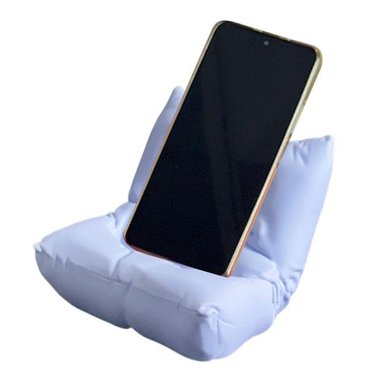 Sofa Shaped Phone Holder with Charging Port Adjustable Angle Couch Bracket Innovative Couch Armchair Phone Mount for Home Office Travel