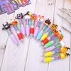 50-1 Halloween Mini Four-color Ballpoint Pen Cute Cartoon Halloween Gift Colored Pen for Elementary School Students