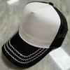Colorful mesh hat available. Multiple colors available. Trucker visor baseball cap wide brim dome