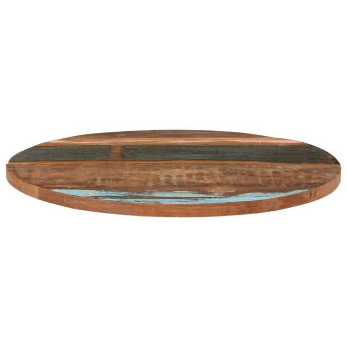 VidaXL Dessus de Table Rond Remplacement de Table Dessus de Table de Rechange Table Basse 70 cm 25-27 mm Bois de 286039