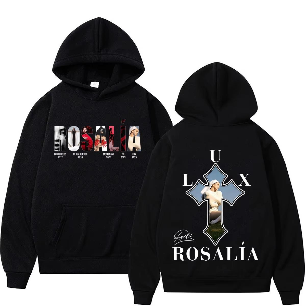 Hot Sale Singer Rosalia Lux 2026 Album Cover 2026 Hoodie Men Women Fashion Sweatshirt Trendy Streetwear for Daily Looks 4XL