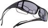 Z GAME Chiffon de Nettoyage Pliable Polarisé pour Lunettes de Soleil et Lunettes de Vue Overglasses, Lunettes de Soleil, Housse, Étui Semi-Rigide, (BRUN)