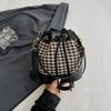 Retro Houndstooth Handbag Women's Bag Day Clutch Fashion Versatile Shoulder Crossbody Bag 2024 Designer Bucket Bag Lady Purse