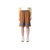 Adidas Originals Adicolor 70s Vintage Logo Print Drawstring Mid-Rise Shorts Men Shorts Desert-Brown IK7859