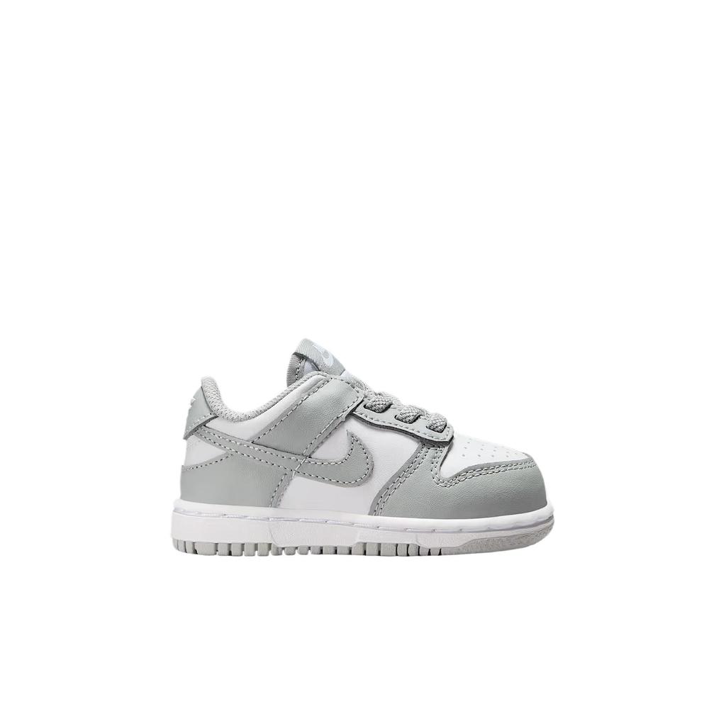 Nike Dunk Low top Toddler Shoes Light Gray Infant And Toddler FB9107-123