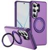 Applicable To Samsung S26Ultra Fulcrum Skin Sensing Magnetic Mobile Phone Case S25Ultra Gear Bracket S24U Protective Case