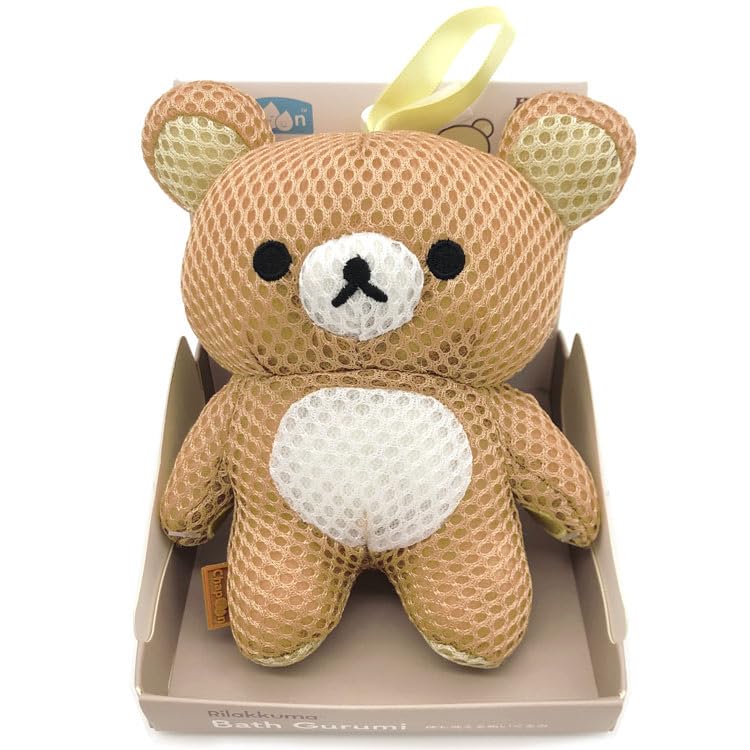 

Hassie Top-in Rilakkuma Игрушка для ванны 751653 San-X Губка для тела Плюшевая игрушка
