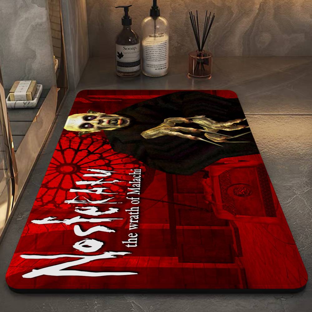 Horror Movie N-Nosferatu Hallway Carpet Washable Non-Slip Living Room Sofa Chairs Area Mat Kitchen Doormat Area Rug