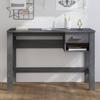 Day and Night - Day and Night HAMAR Desk Solid Dark Gray Pine Wood 110x40x75 Cm