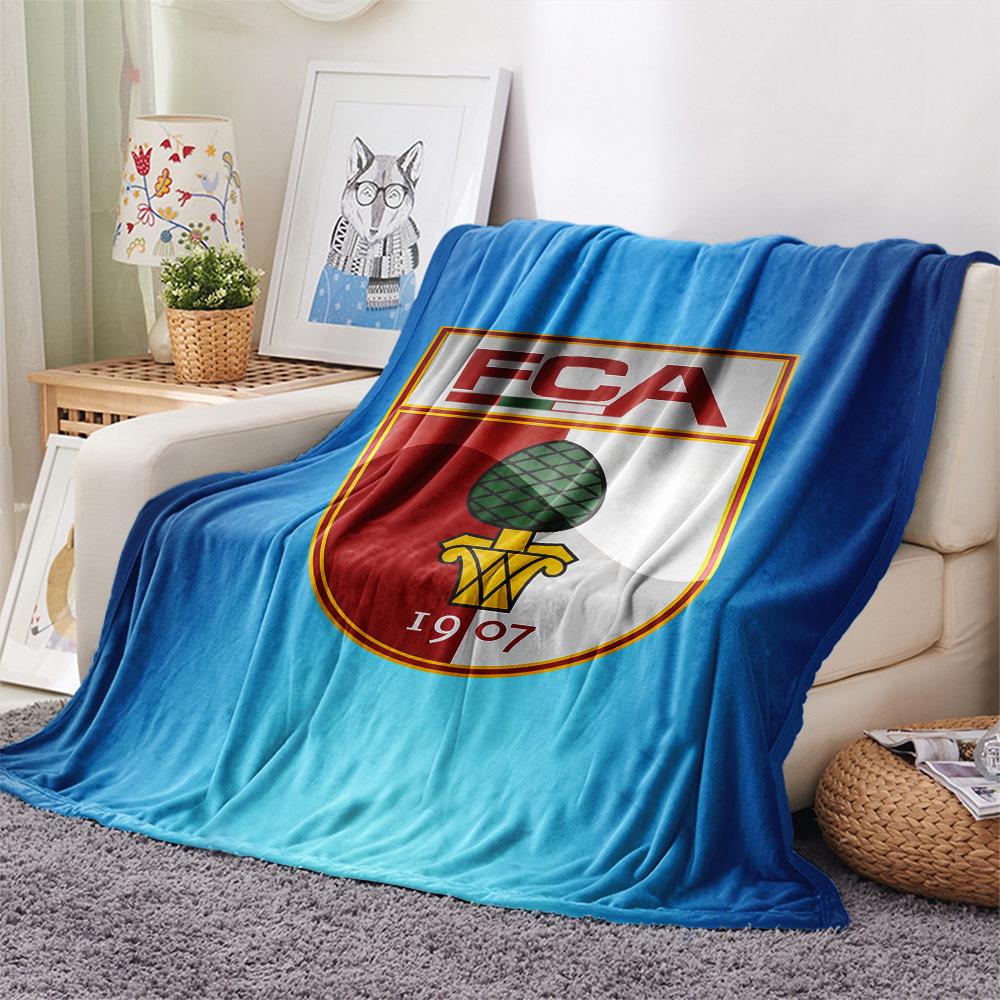 FC Augsburg Flannel Blanket, High quality Comfortable for All Seasons, Home Decor, Warmth and Comfort