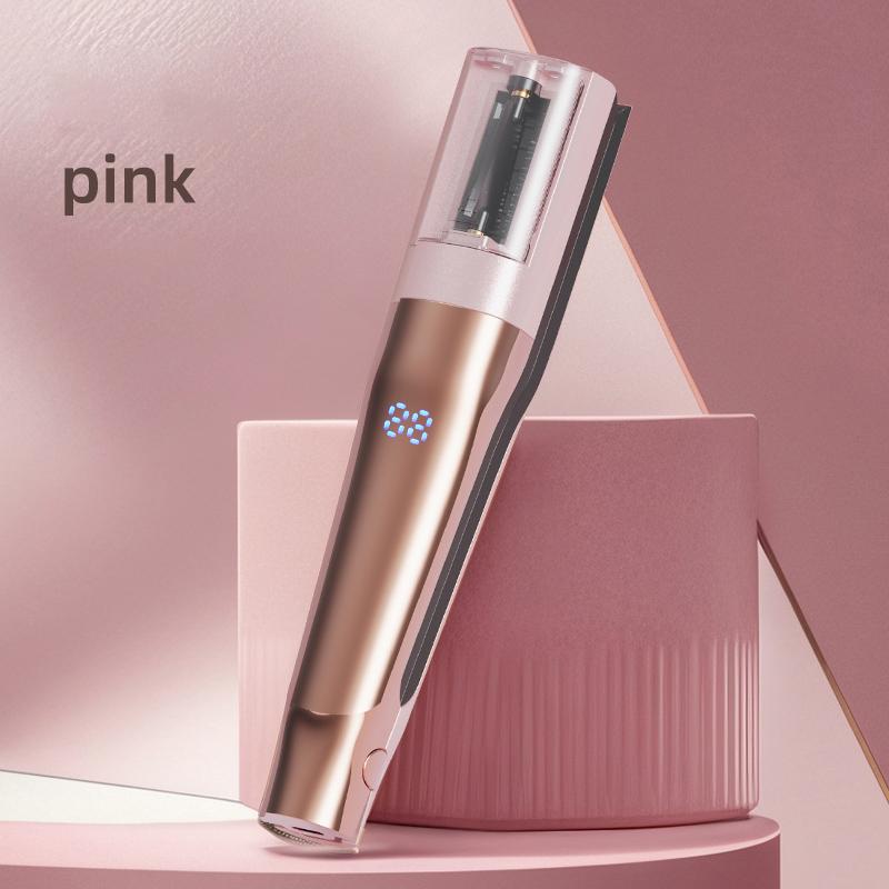 

Hair Ends Trimmer Split Remover Dry Damaged Brittle Professional Automatic Trim Split for Women Cordless Hair cutting machine розовый