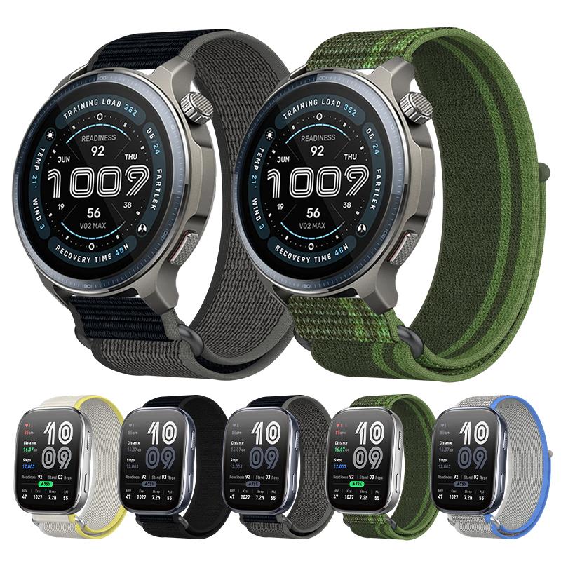 Nylon Wristband for Amazfit BIP6 BIP5 Strap Soft Comfortable Replacement 22mm Strap Bracelet for Amazfit Balance 2
