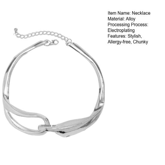 Women Chunky Necklace Dainty Choker Necklace Hypoallergenic Choker Jewelry Gift for Her Birthday Anniversary Gift