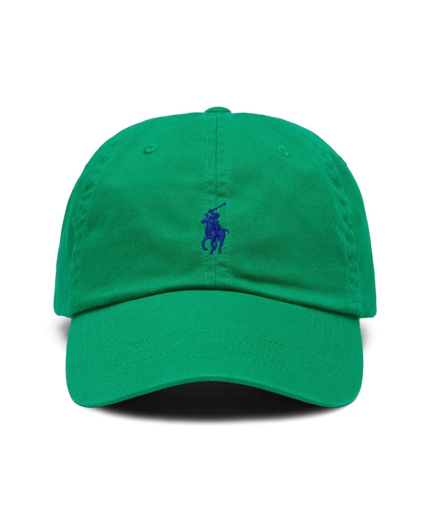 POLO RALPH LAUREN Baumwoll-Chino-Baseballkappe - Tiefgrün