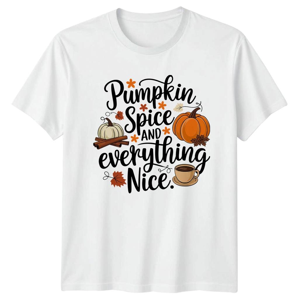 Pumpkin Spice And Everything Nice TShirt Fall Coffee Christmas Gift For Him