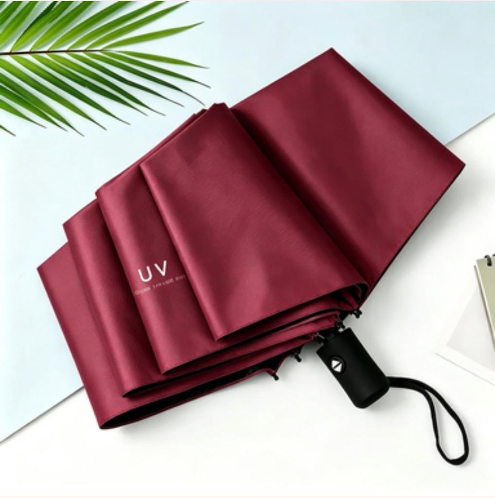 Umbrella Customized Manual Automatic Folding Umbrella Sunscreen Umbrella Weather and Rain Business Advertising Umbrella Wholesale Printable LOGO