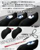 noyips hibikurasu GOLF Iron Covers with Windows and Fastening Tape, Black, 10 Pieces