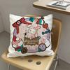 1pc Cute Japan S-sentimental Circus Pillow Case Fashion Square Pillowcase Bedroom Sofa Room Ins Decoration Leisure