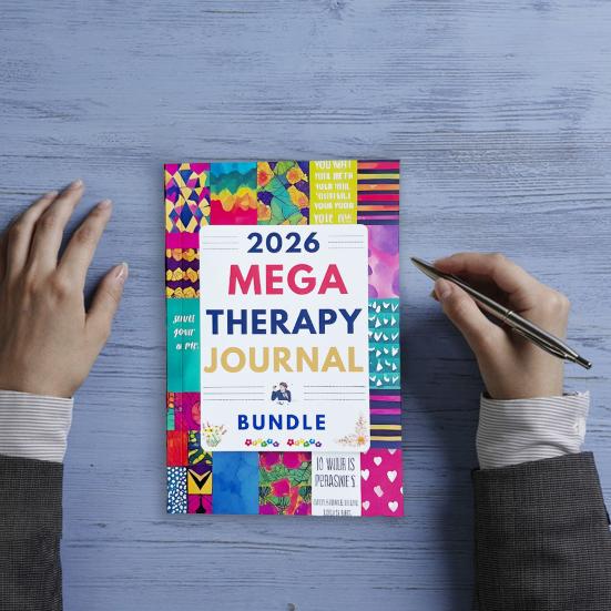 Therapy Journal Mental Wellness Gift for Adults Trauma Recovery Guide Notebook for Mindfulness Self-reflection Anxiety Reduction Resilience Building