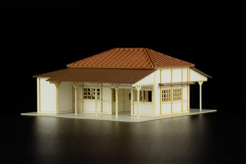 PM Office A PLUM 1/150 Station Building (Kominato Railway) Paper Kit MS082