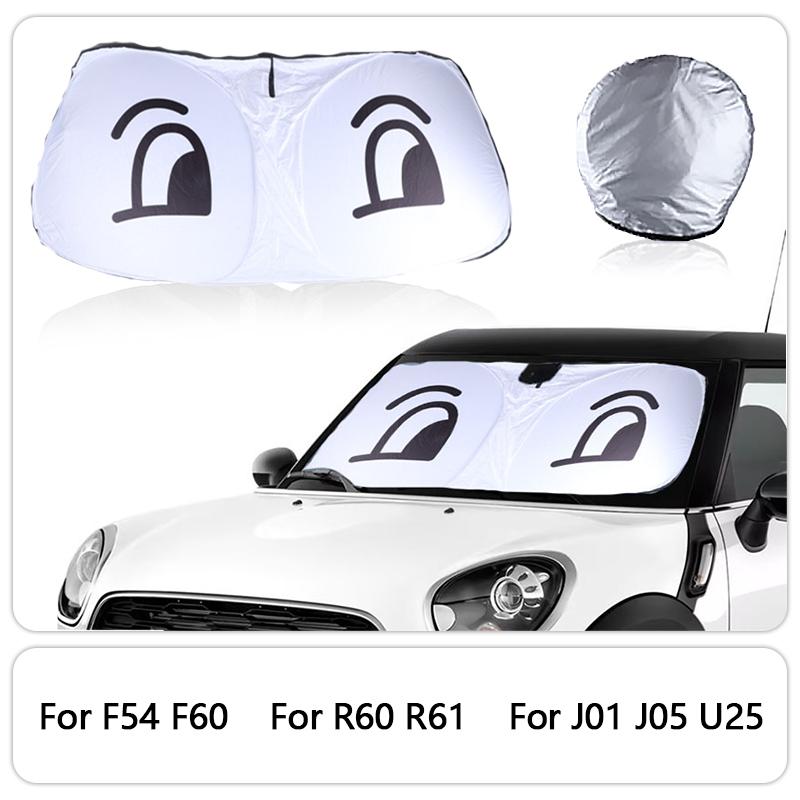 Car Front Window SunShade Cover Blocks UV Reflector For Mini Cooper One R50 R53 R56 R60 F55 F56 R58 R59 Windshield Sunshade