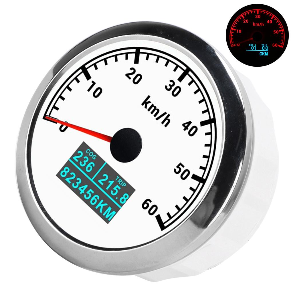 3?W?1 Prędkościomierz GPS 60 km/h Wskaźnik prędkości COG Dystans podróży Całkowity przebieg dla łodzi morskiej Samochodu Ciężarówki