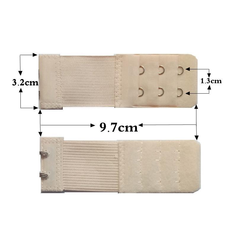 1PC/ Newly Women Bra Extender 3 Rows 2 Hooks Elastic Adjustable Lengthen Clasp for Underwear