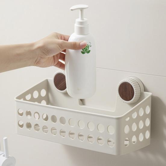 Suction Cup Storage Rack Large Capacity Strong Load-bearing Simple Installation
