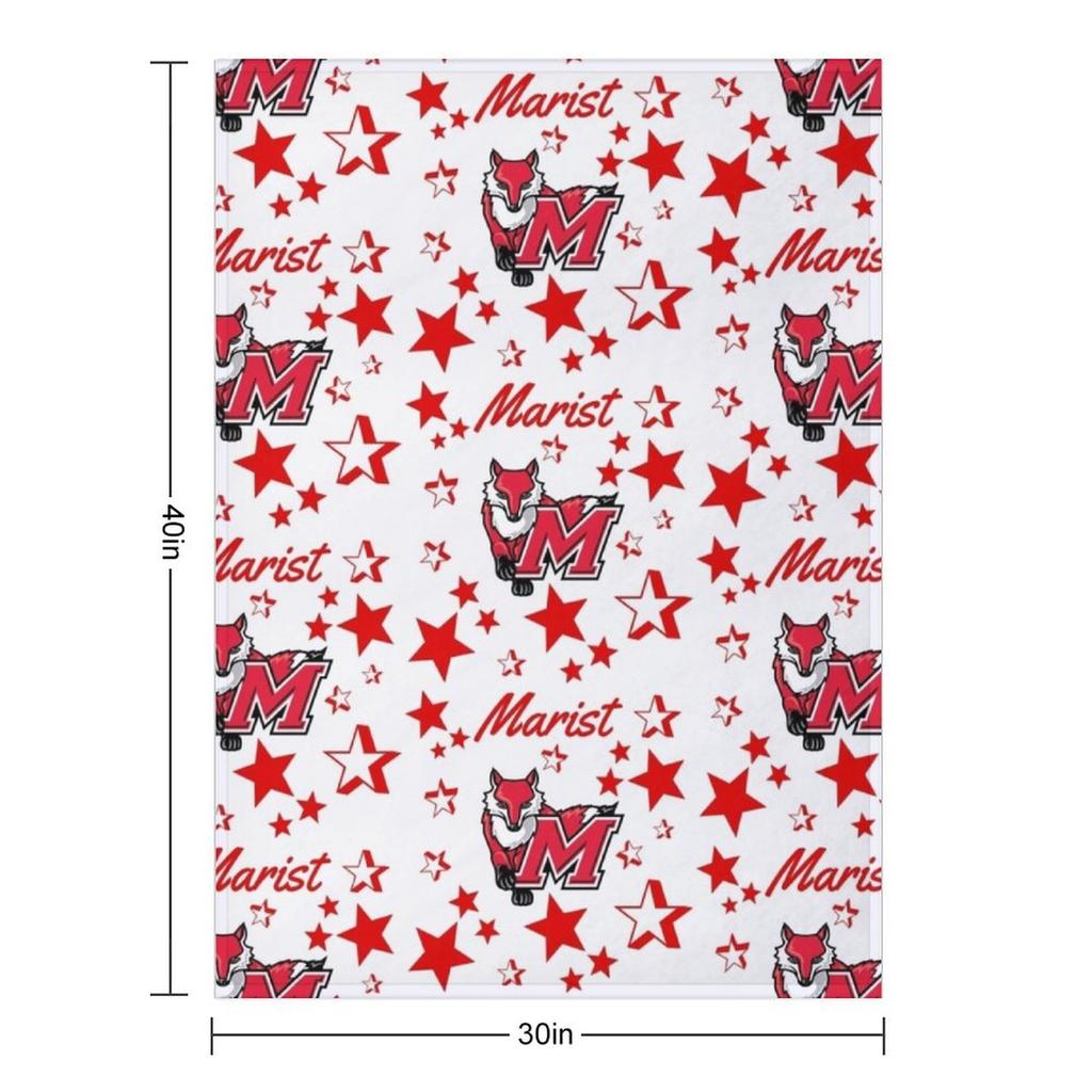 Marist Collage Throw Blanket Moving Luxury Thicken Soft Big Cute Blankets
