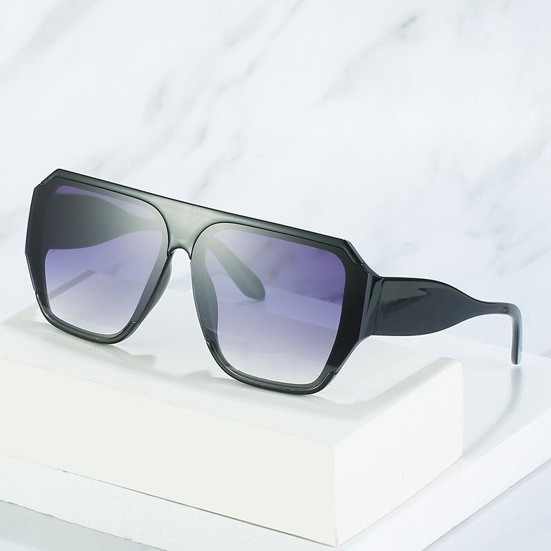 Sunglasses, Personalized Large-Frame Contrasting Color Pc Glasses, Women'S Sunglasses Of The Same Style