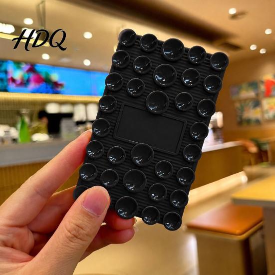 Durable Aluminum Core Holder Foldable Silicone Phone Stand with Aluminum Adjustable Bendable for Desk Compact Gadget Organizer Portable Suction Cup
