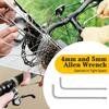 Bike Repair Kit, Bicycle Repair Bag with Tire Pump, Bike Tool Kit for Camping Travel,and 5mm Allen Wrenches, Used for Mountain Bike and Road Bike