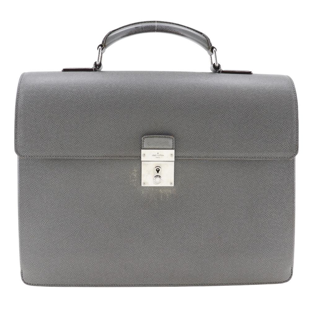 Louis Vuitton Neo Robusto 2 Business bag M32657 Dokumentmappe Gracie grå Taiga herre Brukt