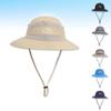 Waterproof Men Fisherman's Hat Quick-dry Sun Hat Simple Folding Bucket Hat  Unisex