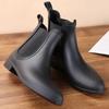 Damen Chelsea Regenstiefel Bequem Rutschfest Wasserdicht Gartenstiefel Modisch Gummisohle RegenStiefel Damen