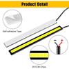 12PCS 12V LED Interior Light Bar, Waterproof 28 LEDs COB Strip Light Super Bright Lights for Truck Boat Bike RV, White