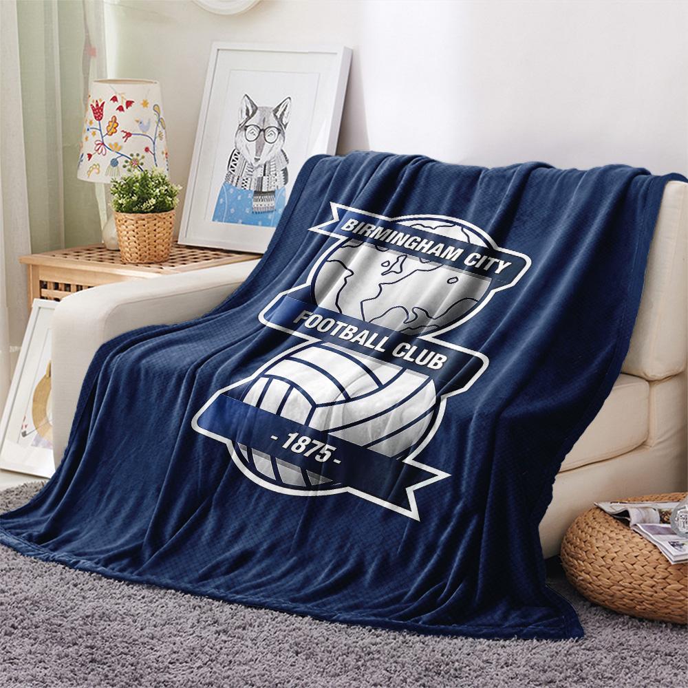 Birmingham City Flannel Blanket, High quality Comfortable for All Seasons, Home Decor, Warmth and Comfort