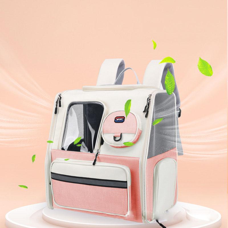 Portable Transport Trolley Bag for Pet Breathable Space Capsule Carrying Cat Travel Backpack High Quality