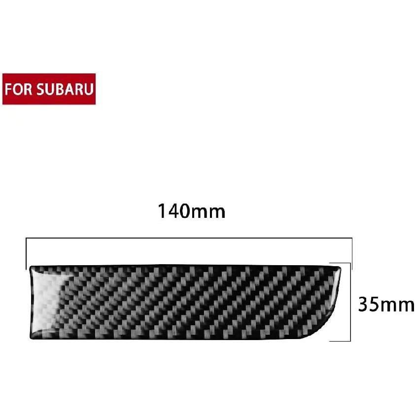 Příslušenství interiéru vozu z uhlíkových vláken Krycí lišta palubní desky středového panelu pro Subaru Impreza 2012-2016, pro Subaru XV Crosstrek 2013-2017 (Že jo