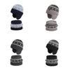 Kids Winter Knit Hat And Scarf Set With Fleece Earmuffs For Outdoor Warmth And Wind Protection