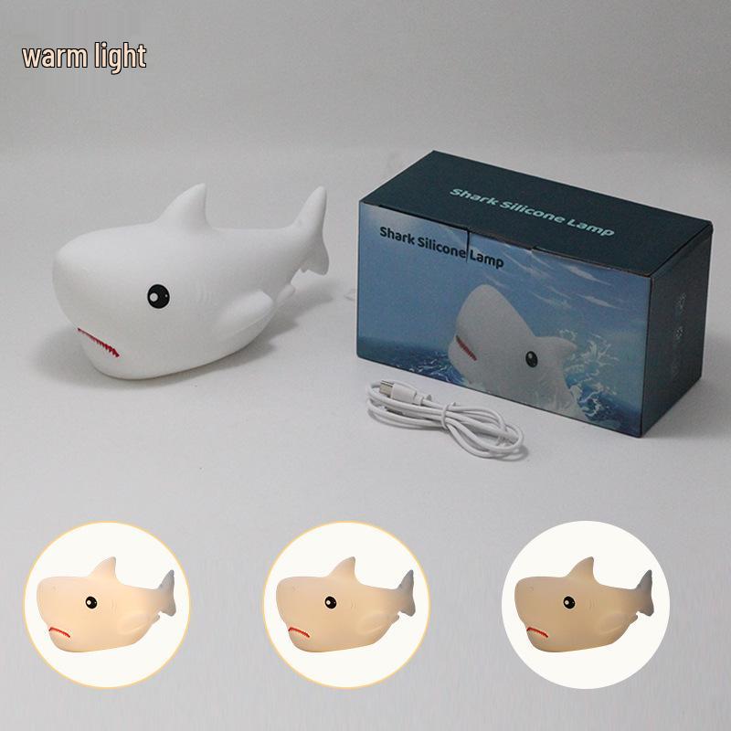 Rechargeable Axolotl Night Light with Timer – Touch-Control Bedside Lamp, Creative Gift