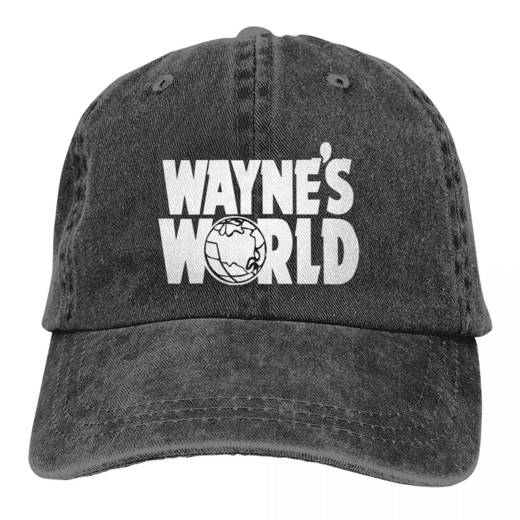 2026 Waynes World Baseballkappe Beliebte Komödie Kpop Rock Trucker-Kappe Atmungsaktiv Unisex Herren Mode Benutzerdefiniertes Logo Baseballkappen